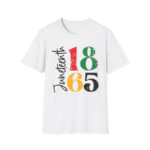 Load image into Gallery viewer, Unisex Softstyle T-Shirt - Juneteenth 1865