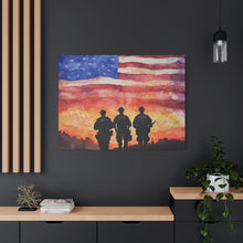 Load image into Gallery viewer, Inspirational Police Wall Art Canvas - Support Our Heroes