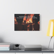 Load image into Gallery viewer, Inspirational Canvas Art – "Sometimes You Can Only Watch"