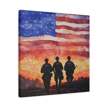 Load image into Gallery viewer, Inspirational Police Wall Art Canvas - Support Our Heroes