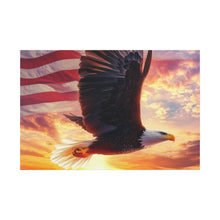 Load image into Gallery viewer, Patriotic Eagle Canvas Wall Art