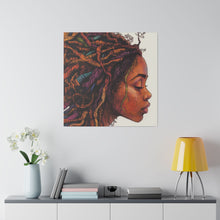Load image into Gallery viewer, Grounded Woman of Color Matte Canvas, Stretched, 0.75"
