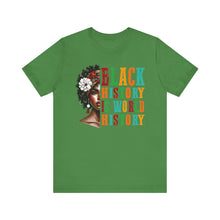 Load image into Gallery viewer, Empowering Black History Tee - Unisex Jersey Short Sleeve Shirt