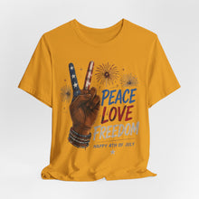 Load image into Gallery viewer, Peace Love Freedom Tee