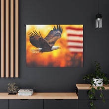 Load image into Gallery viewer, Patriotic Eagle Canvas Art - Inspirational Home Decor