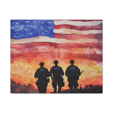 Load image into Gallery viewer, Inspirational Police Wall Art Canvas - Support Our Heroes