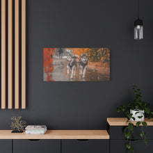 Load image into Gallery viewer, Husky Wall Art Canvas - Autumn Vibes Home Decor
