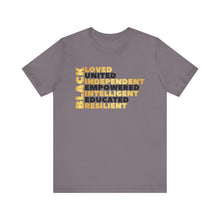 Load image into Gallery viewer, Empowered Black Pride Tee - Unisex Jersey Short Sleeve Shirt