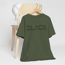 Load image into Gallery viewer, Unisex Jersey Tee - Black Love Pride History Shirt