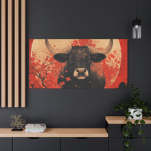 Load image into Gallery viewer, Lunar Year of the Ox - Stretched Matte Print for Home Decor