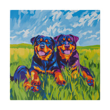 Load image into Gallery viewer, Rottweiler Canvas Art