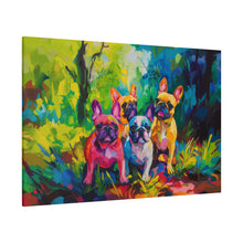 Load image into Gallery viewer, French Bulldog Canvas Art