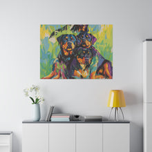 Load image into Gallery viewer, Rottweilers Canvas Art