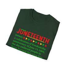 Load image into Gallery viewer, Unisex Softstyle T-Shirt - Juneteenth
