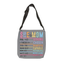 Load image into Gallery viewer, Adjustable Tote Bag (AOP) - She is