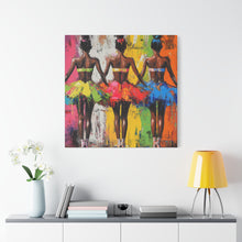 Load image into Gallery viewer, Vibrant Ballet Canvas Art, Colorful Wall Decor for Dance Lovers, Stylish Home Decor, Gift for Dancers, Ballerina Art Piece