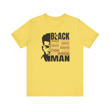 Load image into Gallery viewer, Empowering Black Man Tee - Unisex Jersey Short Sleeve