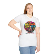 Load image into Gallery viewer, Melanin Queen Unisex Softstyle T-Shirt - Strong & Proud Design