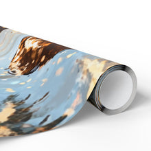 Load image into Gallery viewer, Charming Holiday Wrapping Paper Featuring Family in Winter Wonderland