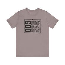 Load image into Gallery viewer, Inspirational God Quote Unisex Jersey Tee