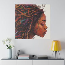 Load image into Gallery viewer, Grounded Woman of Color Matte Canvas, Stretched, 0.75"