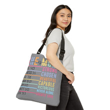 Load image into Gallery viewer, Adjustable Tote Bag (AOP) - She is
