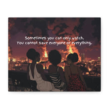 Load image into Gallery viewer, Inspirational Wall Art Canvas - "Sometimes You Can Only Watch" - Empowering Home Decor