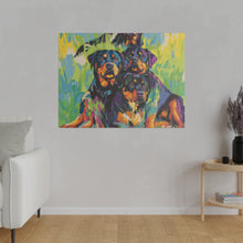 Load image into Gallery viewer, Rottweilers Canvas Art