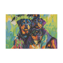 Load image into Gallery viewer, Rottweilers Canvas Art