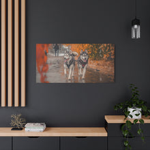 Load image into Gallery viewer, Husky Wall Art Canvas - Autumn Vibes Home Decor