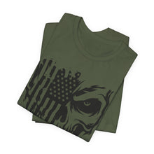 Load image into Gallery viewer, Rebellion Skull USA Graphic Tee - Unisex Short Sleeve