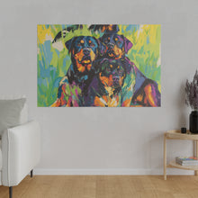 Load image into Gallery viewer, Rottweilers Canvas Art