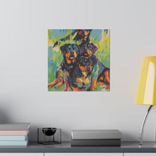 Load image into Gallery viewer, Rottweilers Canvas Art