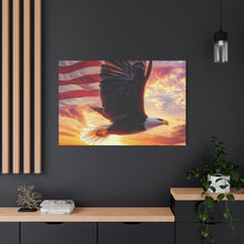 Load image into Gallery viewer, Patriotic Eagle Canvas Wall Art