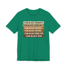 Load image into Gallery viewer, Empowerment Black Pride Tee - Unisex Jersey Short Sleeve