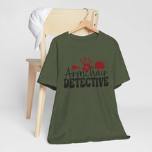 Load image into Gallery viewer, Armchair Detective Tee - Unisex Jersey Short Sleeve Shirt for Mystery Lovers