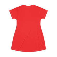 Load image into Gallery viewer, T-Shirt Dress (AOP) - Warning