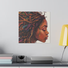 Load image into Gallery viewer, Grounded Woman of Color Matte Canvas, Stretched, 0.75"