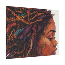 Load image into Gallery viewer, Grounded Woman of Color Matte Canvas, Stretched, 0.75"