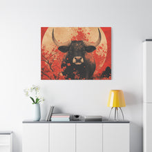 Load image into Gallery viewer, Lunar Year of the Ox - Stretched Matte Print for Home Decor