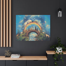 Load image into Gallery viewer, Rainbow Bridge Dog Canvas Artwork - Pet Lovers Home Decor