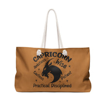 Load image into Gallery viewer, Weekender Bag - Capricorn