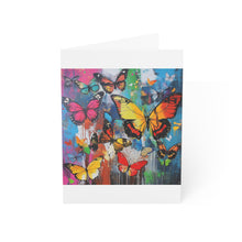 Load image into Gallery viewer, Colorful Butterfly Greeting Cards - Set of 1, 10, 30, or 50pcs for All Occasions