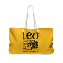 Load image into Gallery viewer, Weekender Bag - Leo