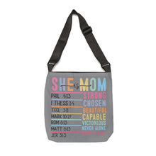 Load image into Gallery viewer, Adjustable Tote Bag (AOP) - She is