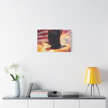 Load image into Gallery viewer, Patriotic Eagle Canvas Wall Art