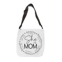 Load image into Gallery viewer, Adjustable Tote Bag (AOP) - She is