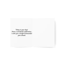 Load image into Gallery viewer, Colorful Birthday Greeting Cards - Set of 1, 10, 30, or 50 - Celebrate with Joy!