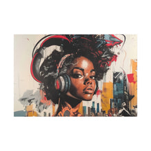 Load image into Gallery viewer, Urban Vibe Matte Canvas Print - Stylish Artwork for Music Lovers