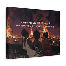 Load image into Gallery viewer, Inspirational Wall Art Canvas - "Sometimes You Can Only Watch" - Empowering Home Decor